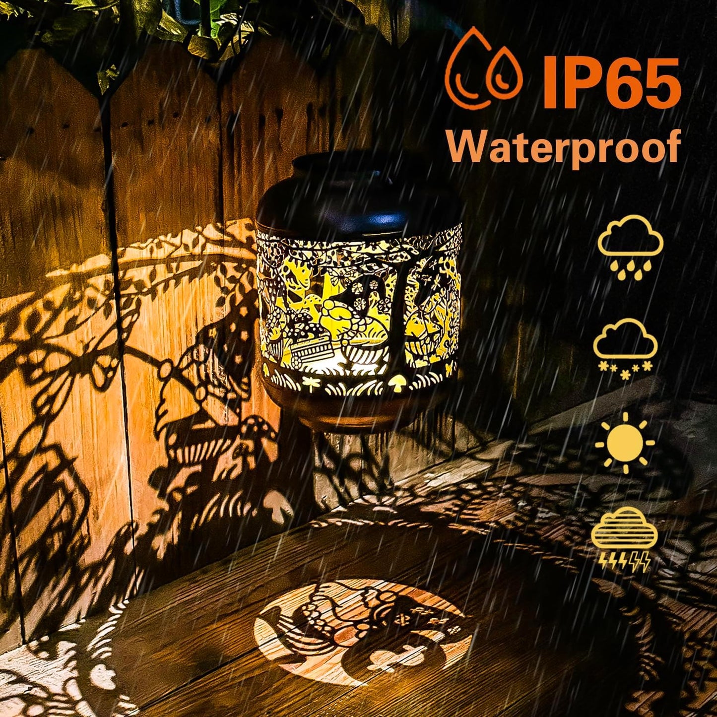 Gnomes Solar Lanterns Outdoor Waterproof,Hanging Solar Lights Gnome Gifts for Women Metal LED Decorative Light for Yard,Patio,Lawn,Tabletop,Pathway,Landscape,Garden Gnomes Decor