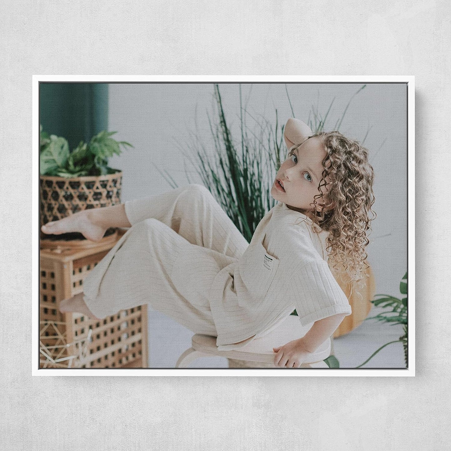 Personalized Custom Canvas Prints: Photo On Canvas (White, 24x36) Transform Your Photos into Stunning Framed Wall Art Digitally Printed Photo To Canvas Ideal for Home Decor, Gifts Keepsakes.