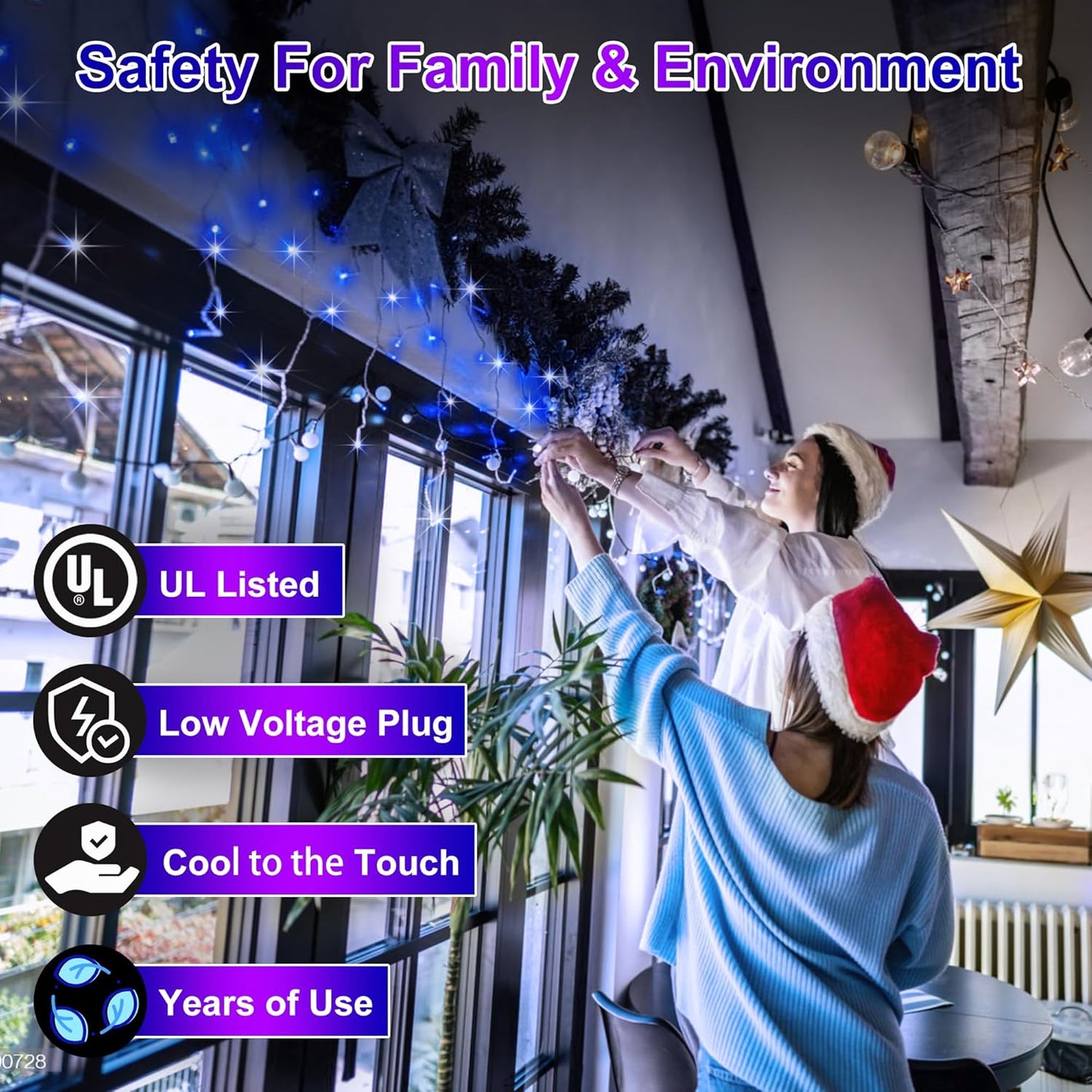 1620 LED Christmas Outdoor Lights with 360 Drops, 164ft Hanging Curtain Lights with 8 Modes Timer & Memory, Waterproof Christmas Fairy Lighs for House Roof Holiday Wedding Christmas Decor (Blue)