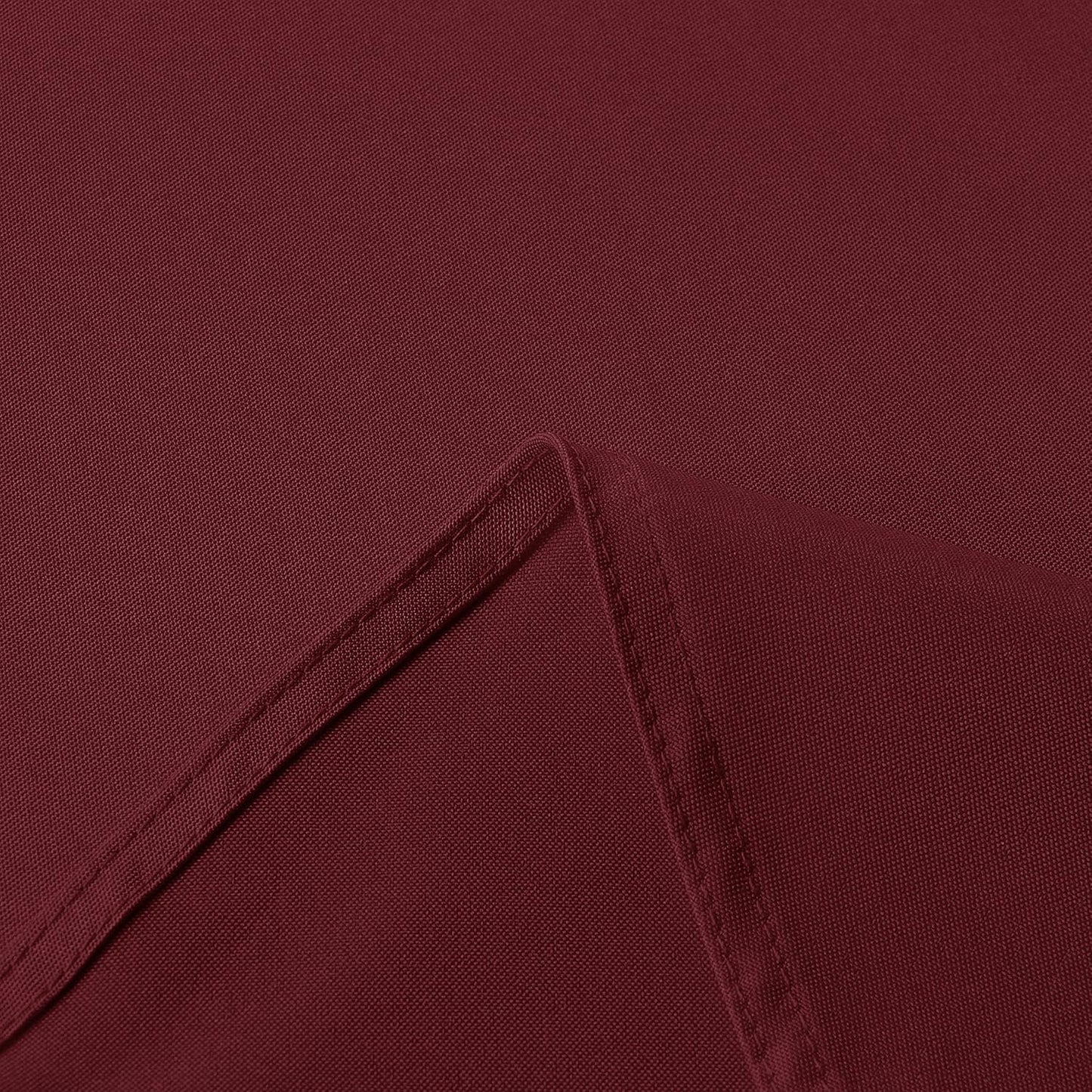 sancua Rectangle Tablecloth - 54 x 54 Inch - Stain and Wrinkle Resistant Washable Polyester Table Cloth, Decorative Fabric Table Cover for Dining Tables, Buffet Parties and Camping, Burgundy