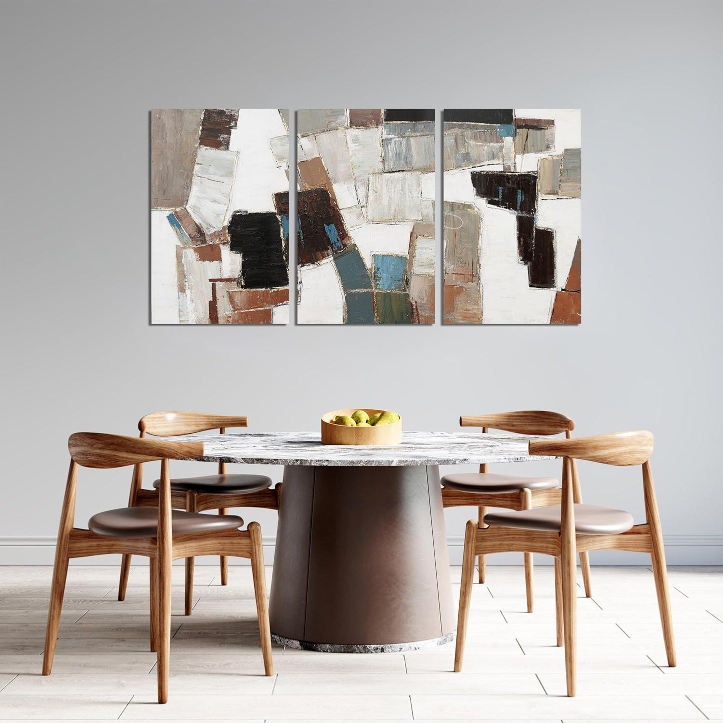 Canvas Wall Art Decor Large Wall Art Pictures for Living Room Abstract Colorful Wall Art Decor Artwork for Walls Abstract Canvas Art Wall Decor Art Work For Room Office Home Wall Decor 24" X 36" *3pcs