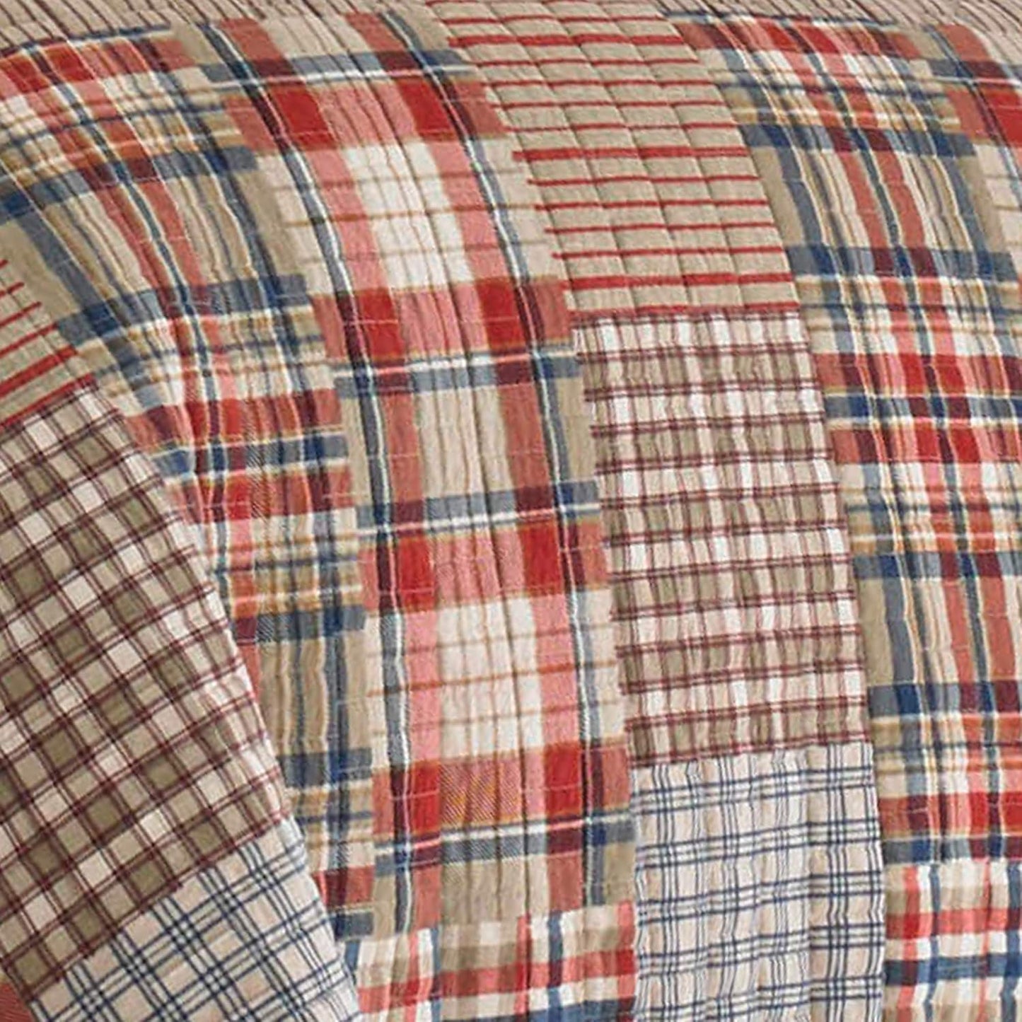 Eddie Bauer - Queen Quilt Set, Reversible Cotton Blend Bedding with Lightweight Feel, 3 Piece Bed Set with Matching Pillowcases (Hawthorne Brown)