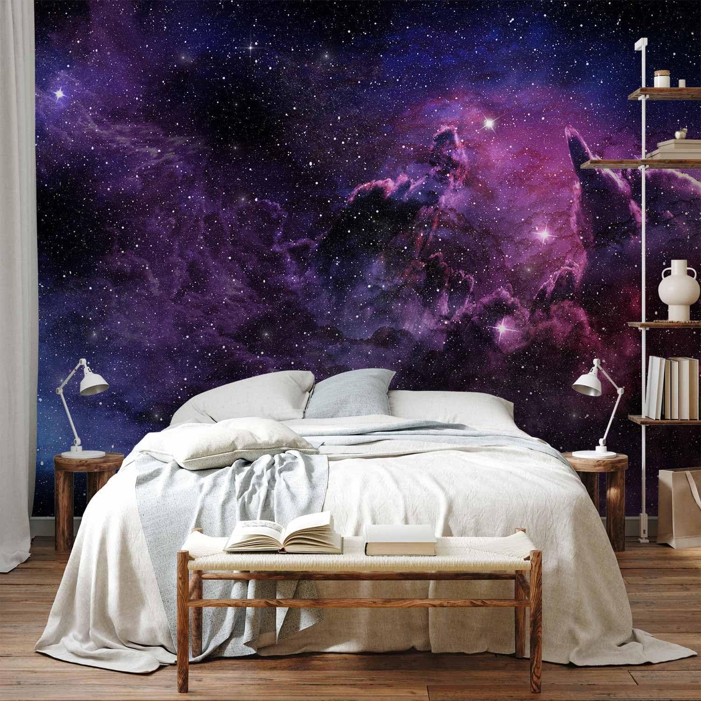 artgeist Wall Mural Cosmos Galaxy 197x138 in - XXL Non-Woven Wallpaper Fleece Wall Decor Photo Print Picture Image Design Home a-C-0022-a-a