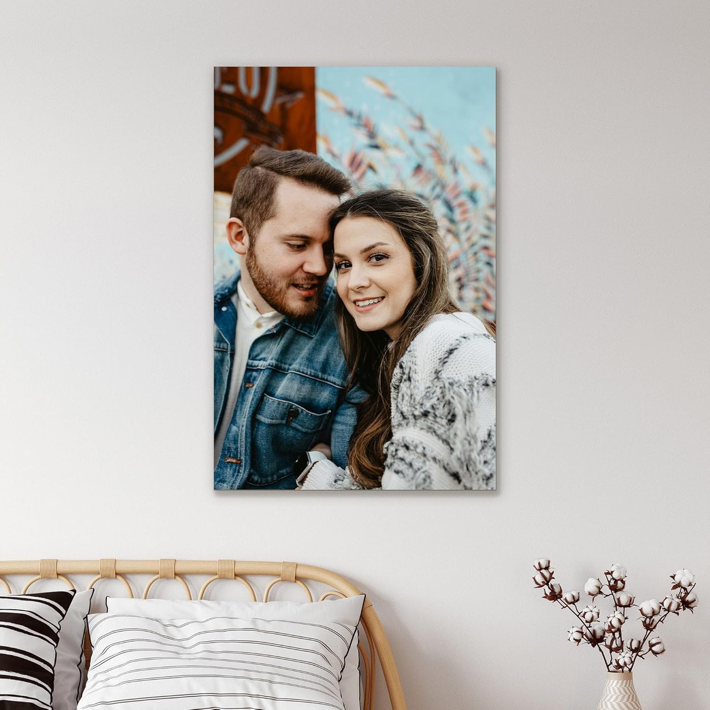 Tapuayts Personalized Custom Canvas Poster: Upload Your Image/Photo for Custom Photo-to-Poster Printing, Quality Wall Art Print (24" X 36")