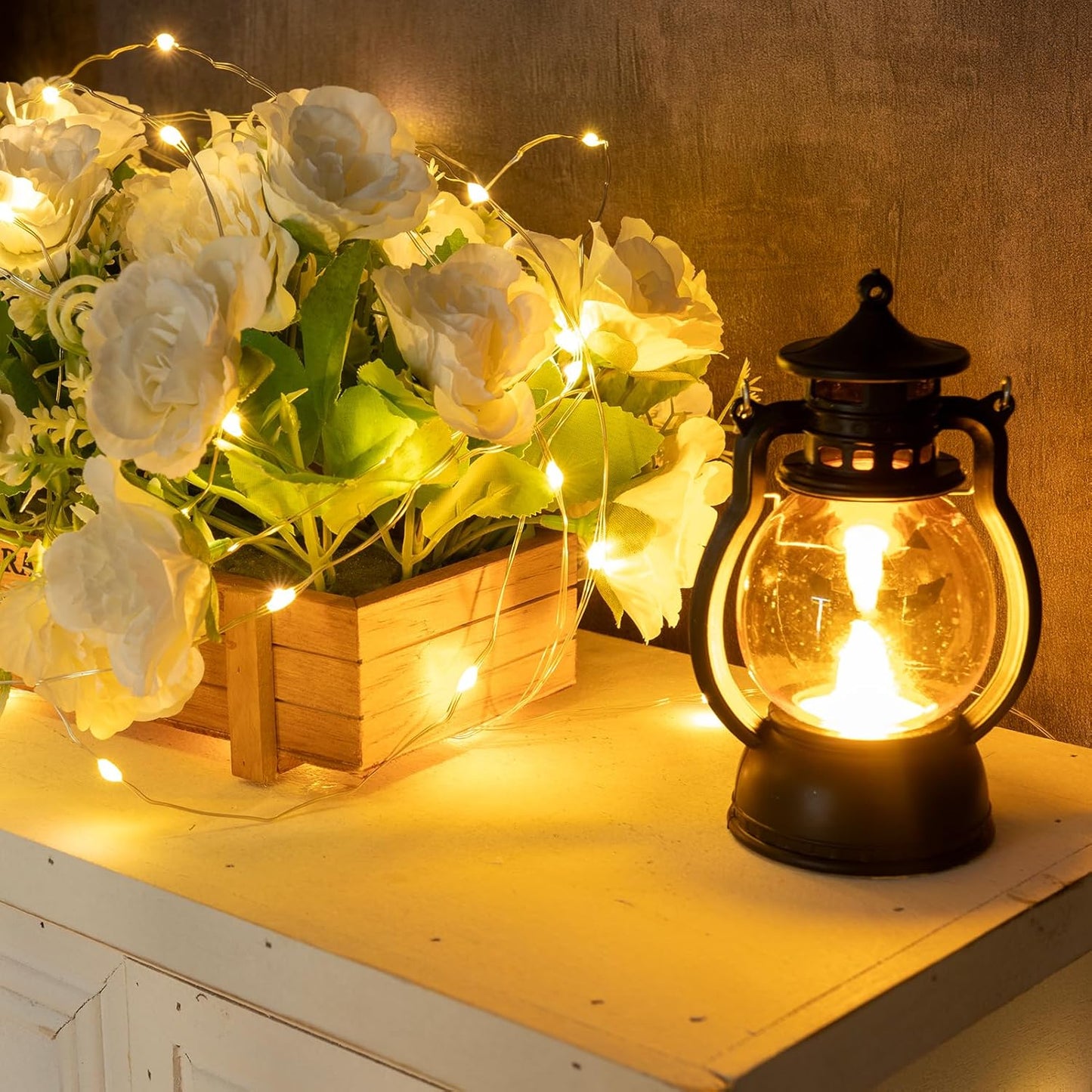 Solar String Lights for Outside,100FT 300 LEDs Solar Fairy Lights,Waterproof 8 Modes Button Outdoor String Light for Patio Garden Backyard Tree Wedding Christmas,Silver Wire,Warm White