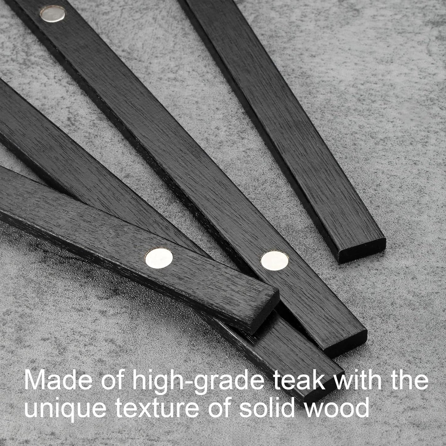 FALAMON Magnetic Poster Hanger Frame, 22x34 22x28 22x14 Teak Wood Magnet Poster Frame for Posters, Prints, Photos, Pictures, Maps, Scrolls, and Canvas Artwork(Black, 22")