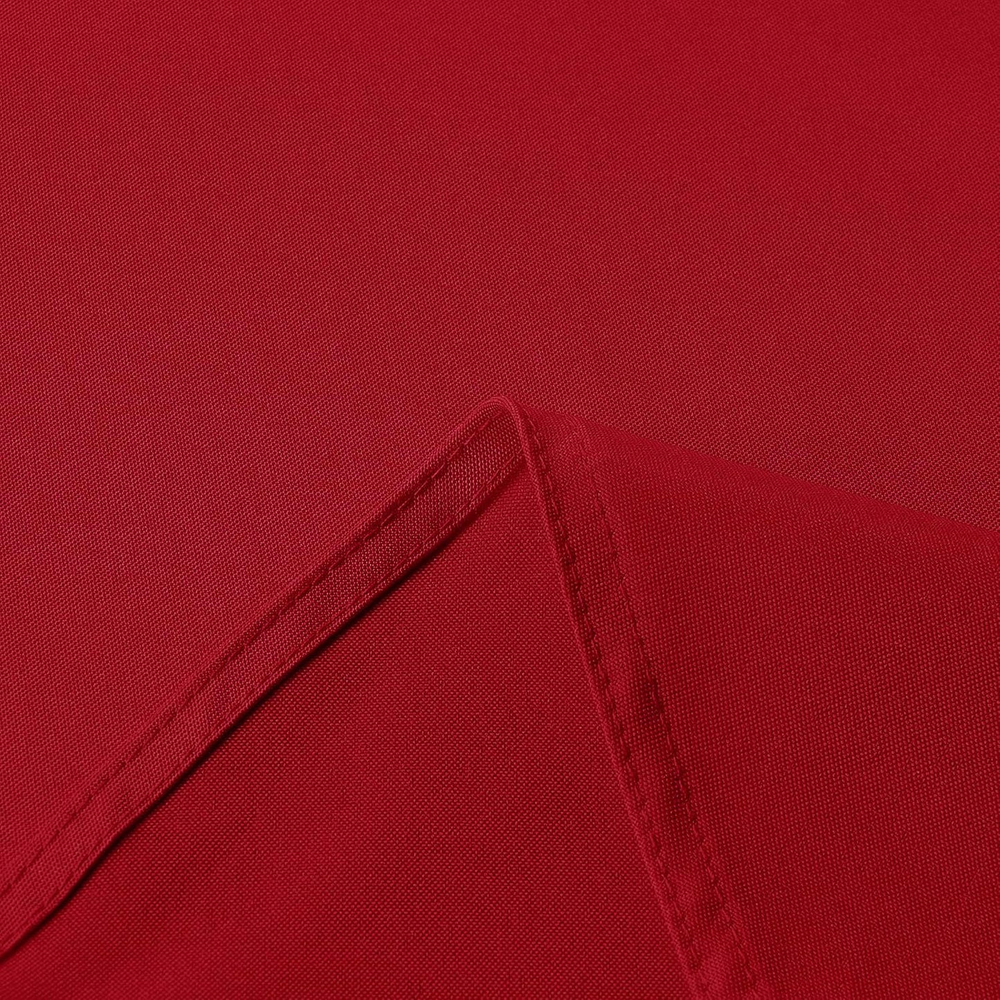 sancua Rectangle Tablecloth - 54 x 78 Inch - Stain and Wrinkle Resistant Washable Polyester Table Cloth, Decorative Fabric Table Cover for Dining Tables, Buffet Parties, Christmas Red