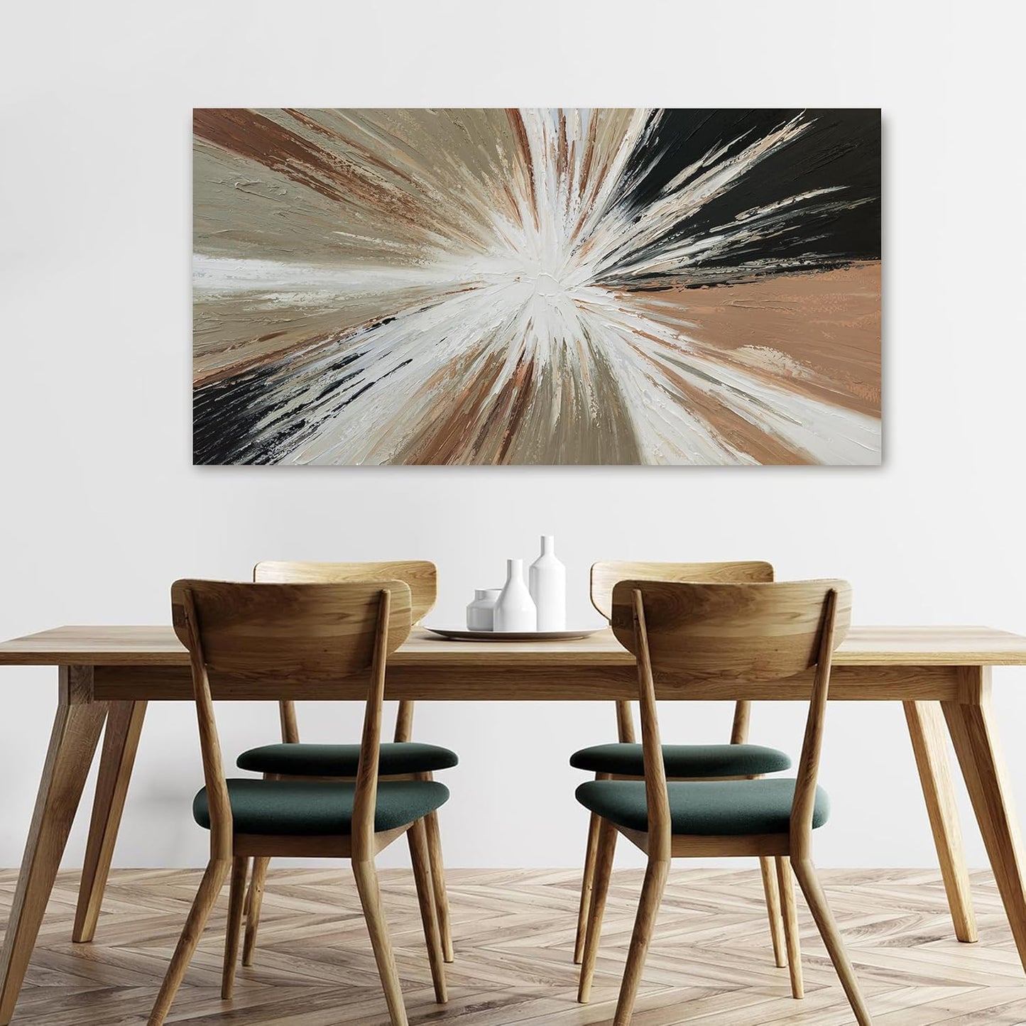 Canvas Wall Art Decor Abstract Canvas Art Wall Decor Black and White Wall Art Wall Art Pictures for Living Room Modern Abstract Wall Art Prints Artwork for Walls Bedroom Office Decor 24" X 48"