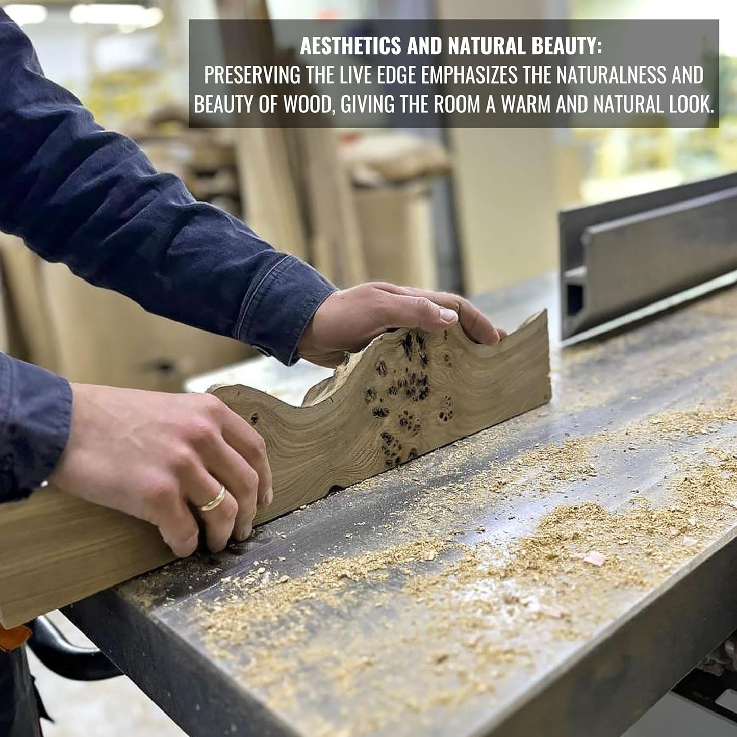 RWA Unique Floating Shelves for Wall Decor - Epoxy & Wood Wall Shelf Plank, Stylish Shelves for Room Wall Living Room Bedroom Office Organization - Elegant Wall Mounted Shelves Design (Small, blue)