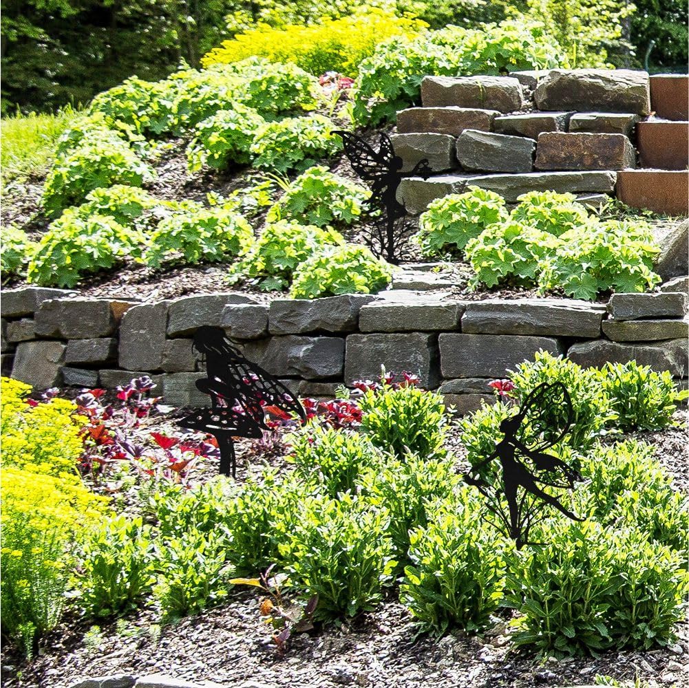 Decorative Garden Stakes, Fairy Garden Statues for Home and Garden (6)