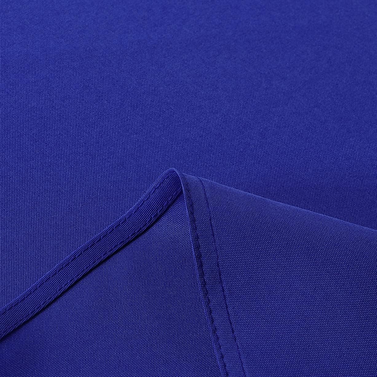 sancua Rectangle Tablecloth - 70 x 108 Inch - Stain and Wrinkle Resistant Washable Polyester Table Cloth, Decorative Fabric Table Cover for Dining Tables, Buffet Parties and Camping, Royal Blue