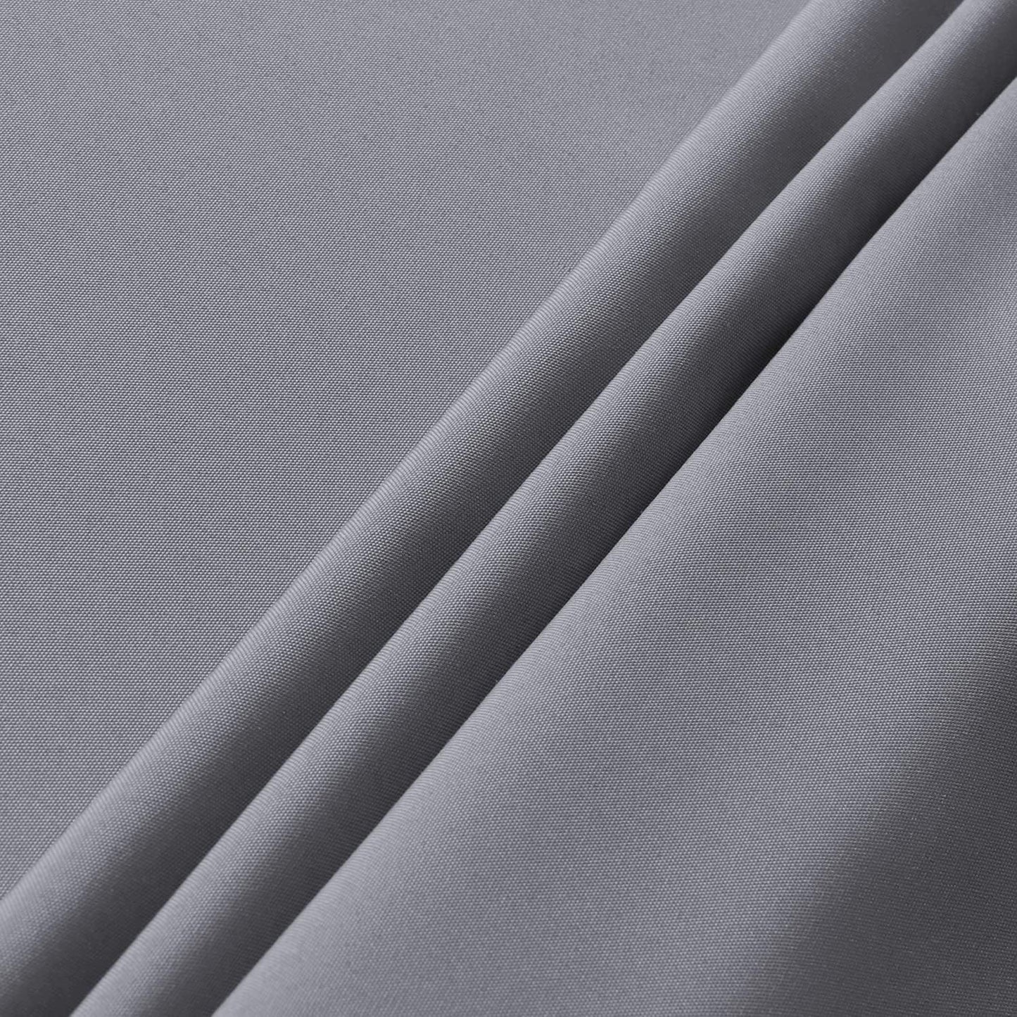 sancua Rectangle Tablecloth - 70 x 120 Inch - Stain and Wrinkle Resistant Washable Polyester Table Cloth, Decorative Fabric Table Cover for Dining Tables, Buffet Parties and Camping, Light Grey