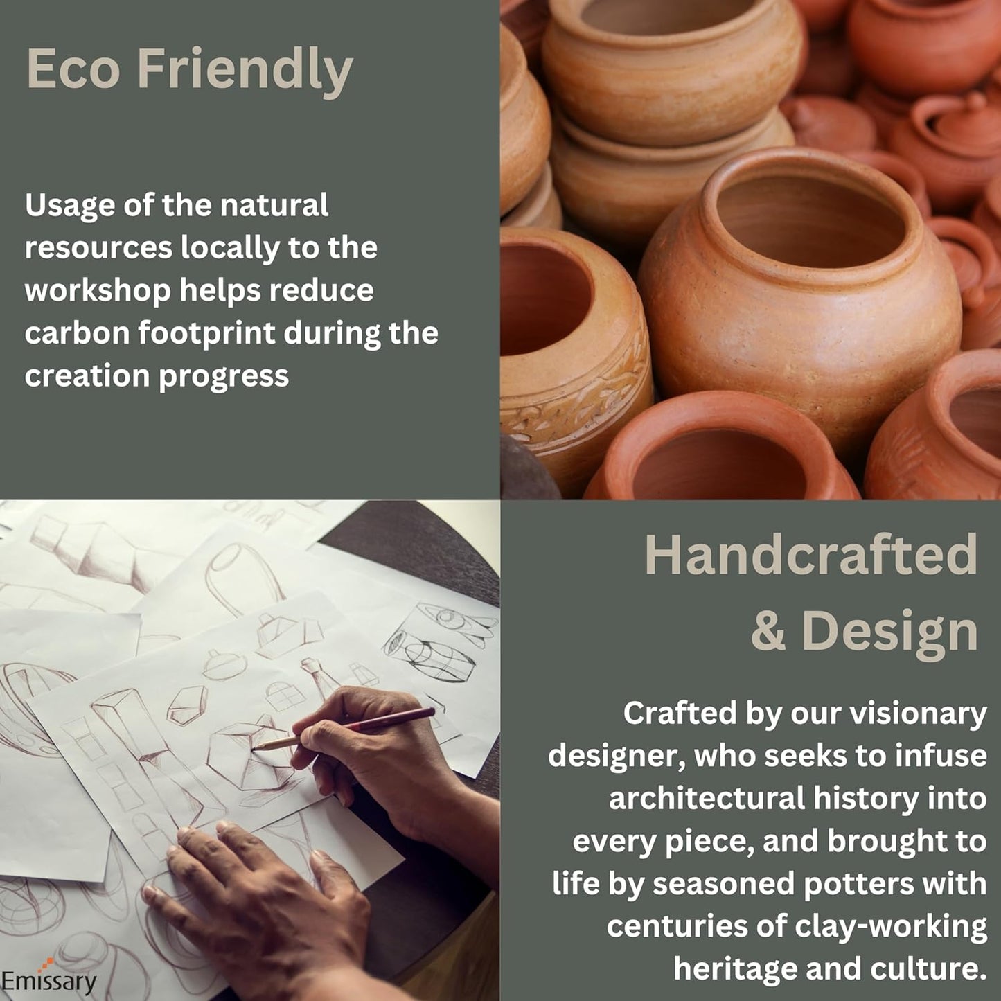 Emissary Bullet 14 in. Mustard Yellow Ceramic Round Planter (14 in. L x 14 in. W x 15.5 in. H) with Drainage Hole