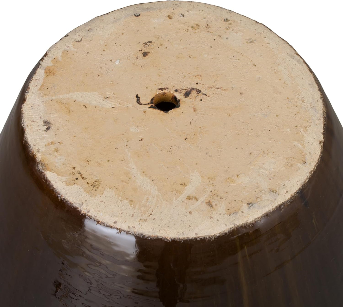 Emissary Home and Garden 18.5in. L x 19in. H Java Stoneware Round Planter with High-fire Treatment (Set of 1)