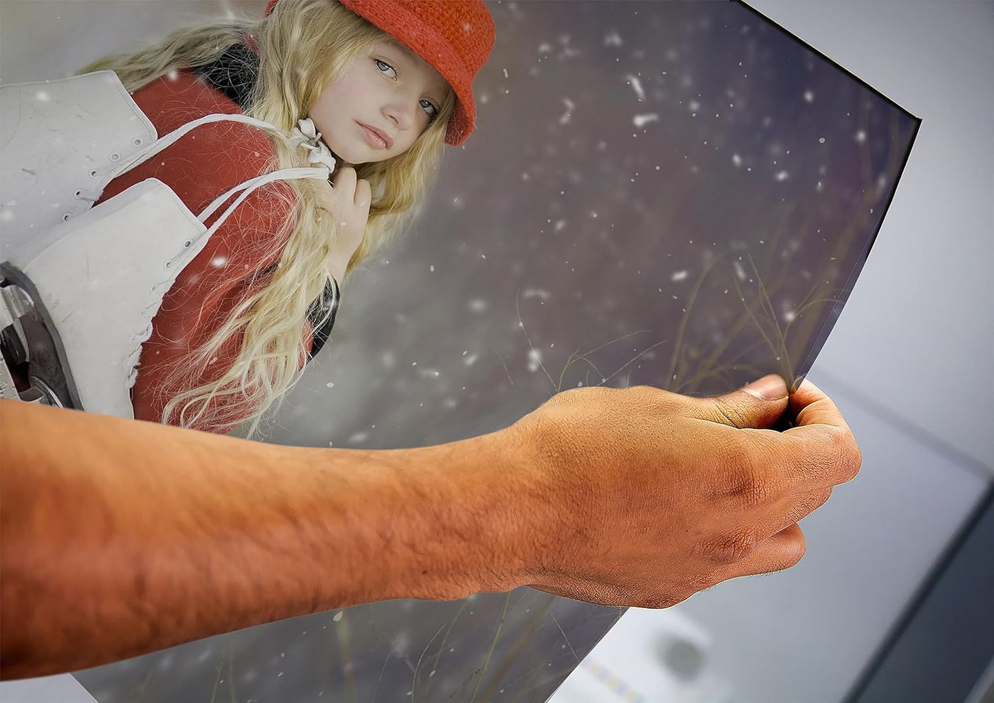 Personalized Custom Canvas Prints: Photo On Canvas (Dark Brown, 16x20) Transform Your Photos into Stunning Framed Wall Art Digitally Printed Photo To Canvas Ideal for Home Decor, Gifts Keepsakes.