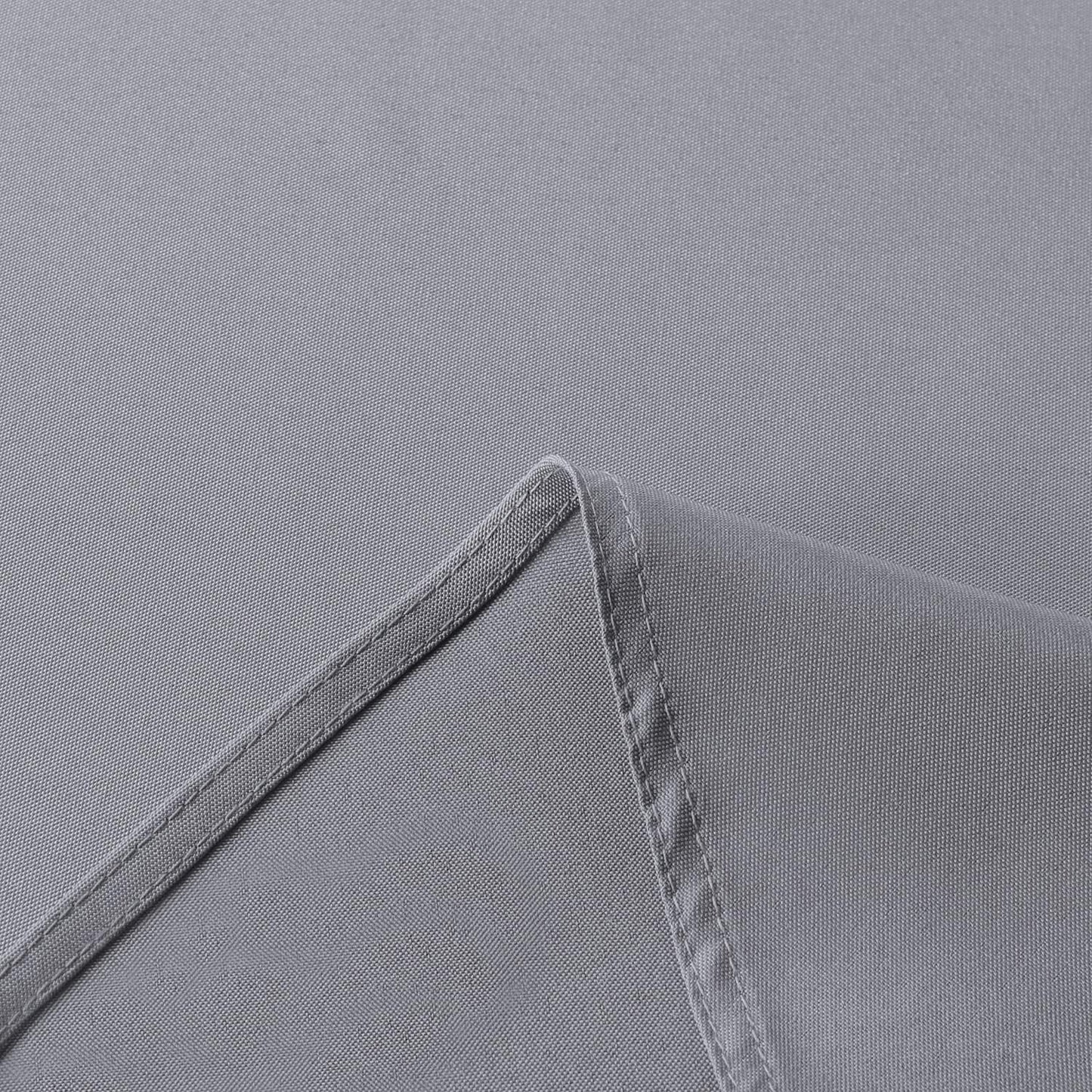 sancua Rectangle Tablecloth - 60 x 84 Inch - Stain and Wrinkle Resistant Washable Polyester Table Cloth, Decorative Fabric Table Cover for Dining Tables, Buffet Parties and Camping, Light Grey