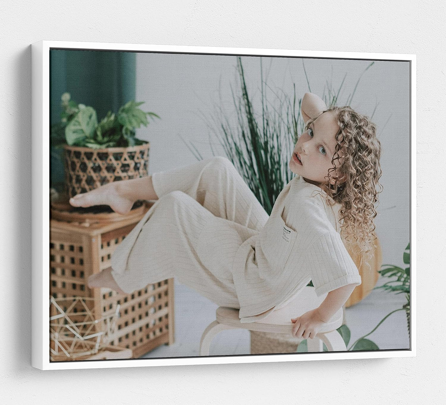 Personalized Custom Canvas Prints: Photo On Canvas (White, 11x14) Transform Your Photos into Stunning Framed Wall Art Digitally Printed Photo To Canvas Ideal for Home Decor, Gifts Keepsakes.