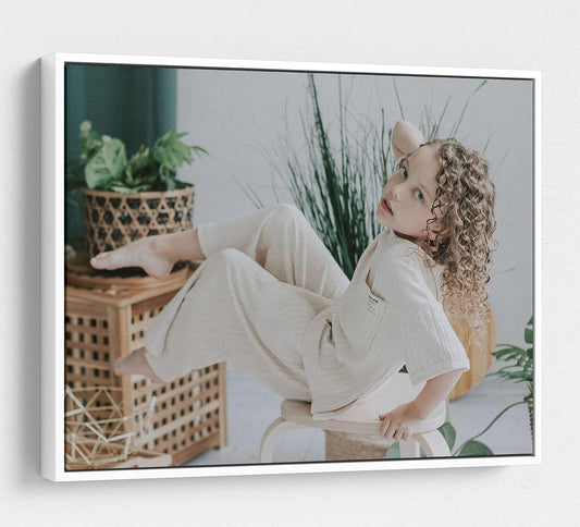 Personalized Custom Canvas Prints: Photo On Canvas (White, 11x14) Transform Your Photos into Stunning Framed Wall Art Digitally Printed Photo To Canvas Ideal for Home Decor, Gifts Keepsakes.