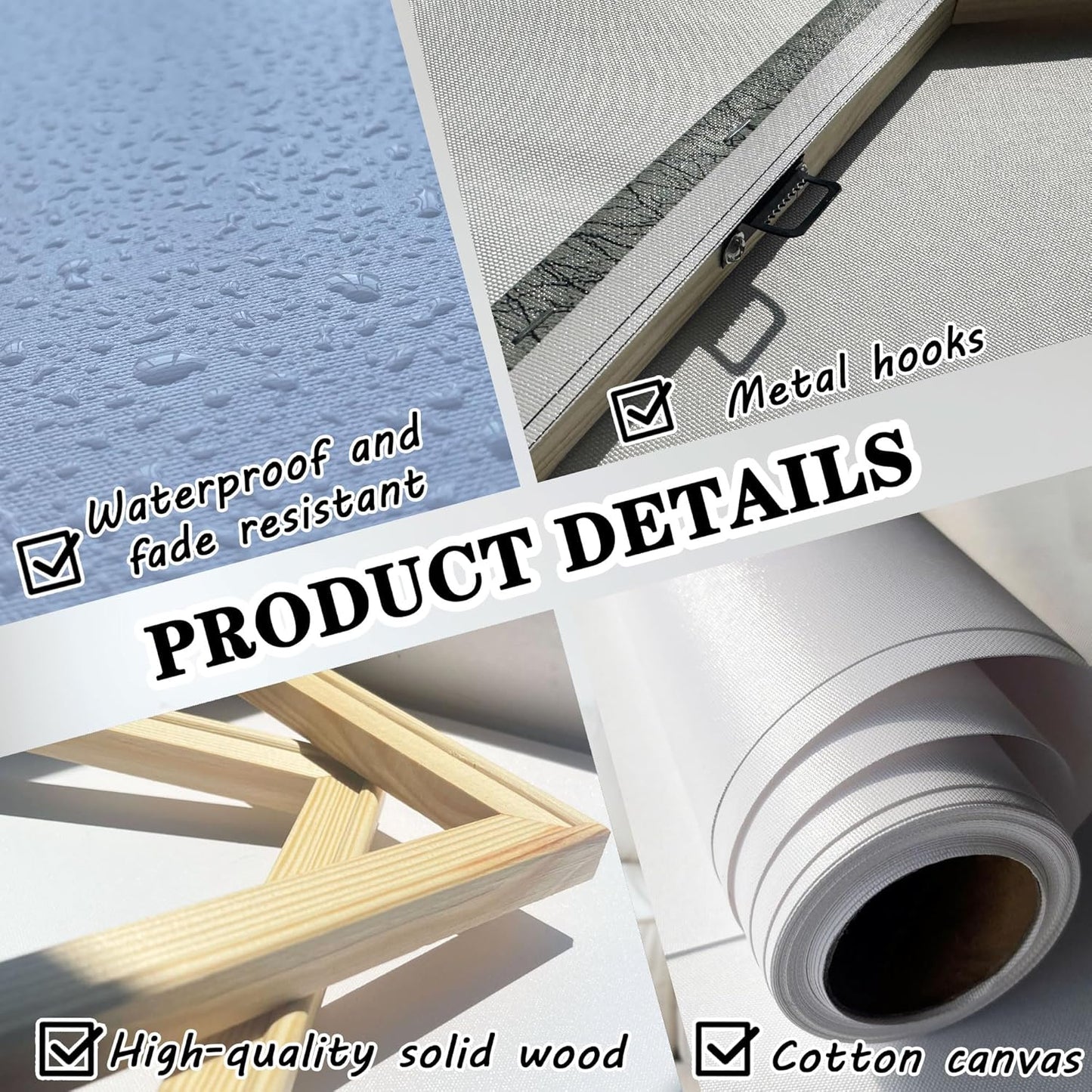 Mofutinpo Blue Wall Art Large Canvas Art | Modern Contemporary Wall Decor for Living Room, Bedroom, and Office | Serene Blue Abstract Masterpiece | Ready-to-Hang Home Decorations Artwork for Walls 24 ×48in