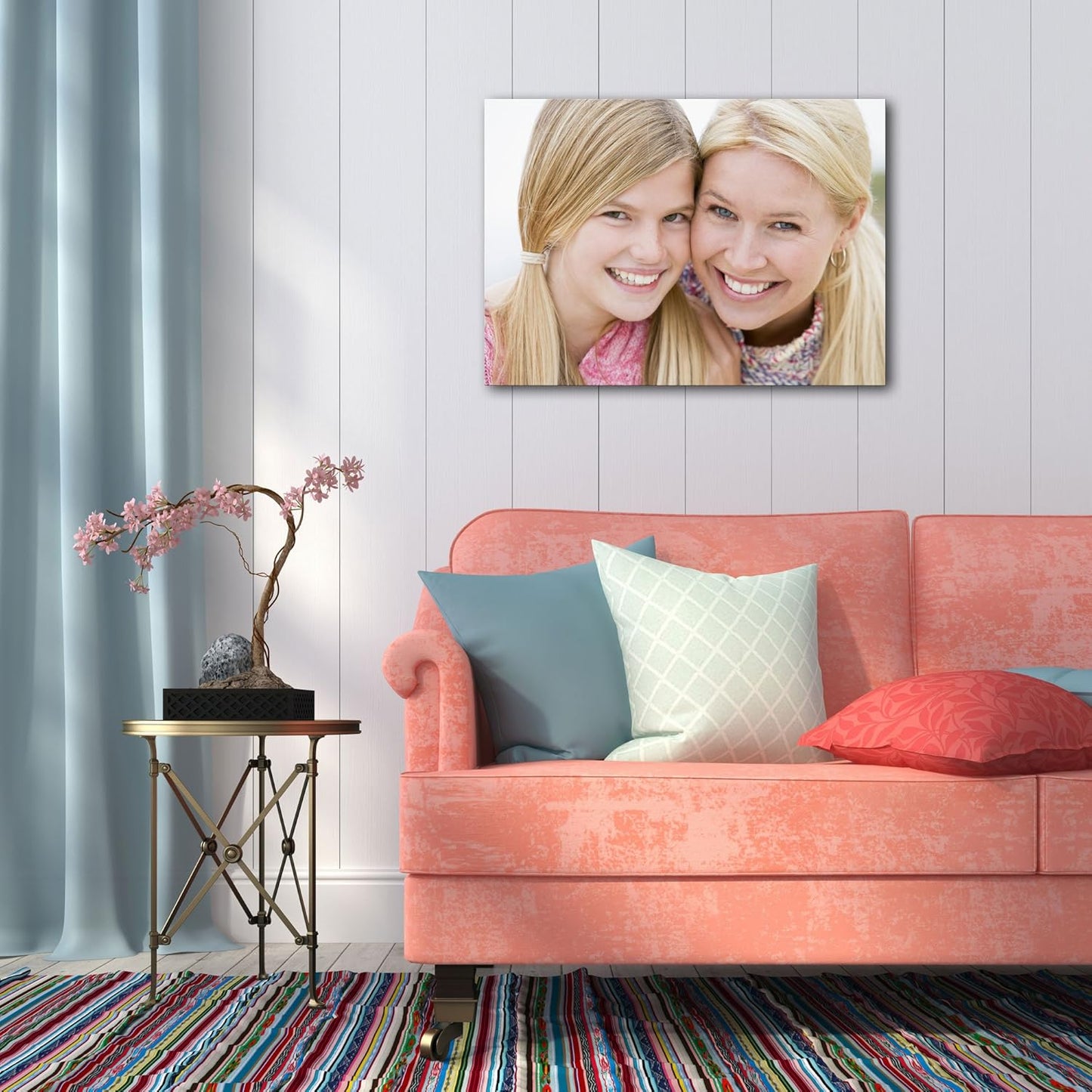Photo.Gifts - Personalized Custom Canvas Prints 14x10 Inch - Customize with Your Picture & Text - Canvas Wall Art for Bedroom, Living Room, Office - Personalized Photo Gifts