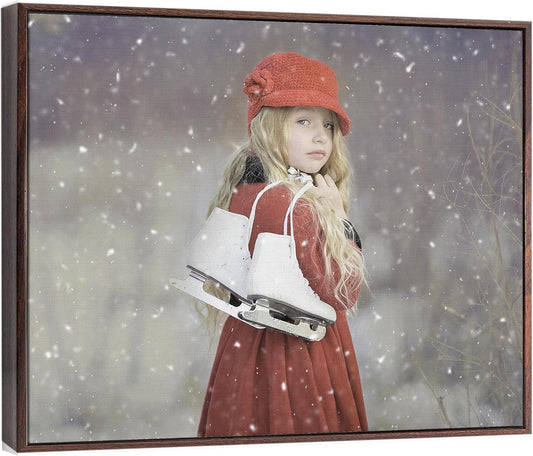 Personalized Custom Canvas Prints: Photo On Canvas (Dark Brown, 11x14) Transform Your Photos into Stunning Framed Wall Art Digitally Printed Photo To Canvas Ideal for Home Decor, Gifts Keepsakes.