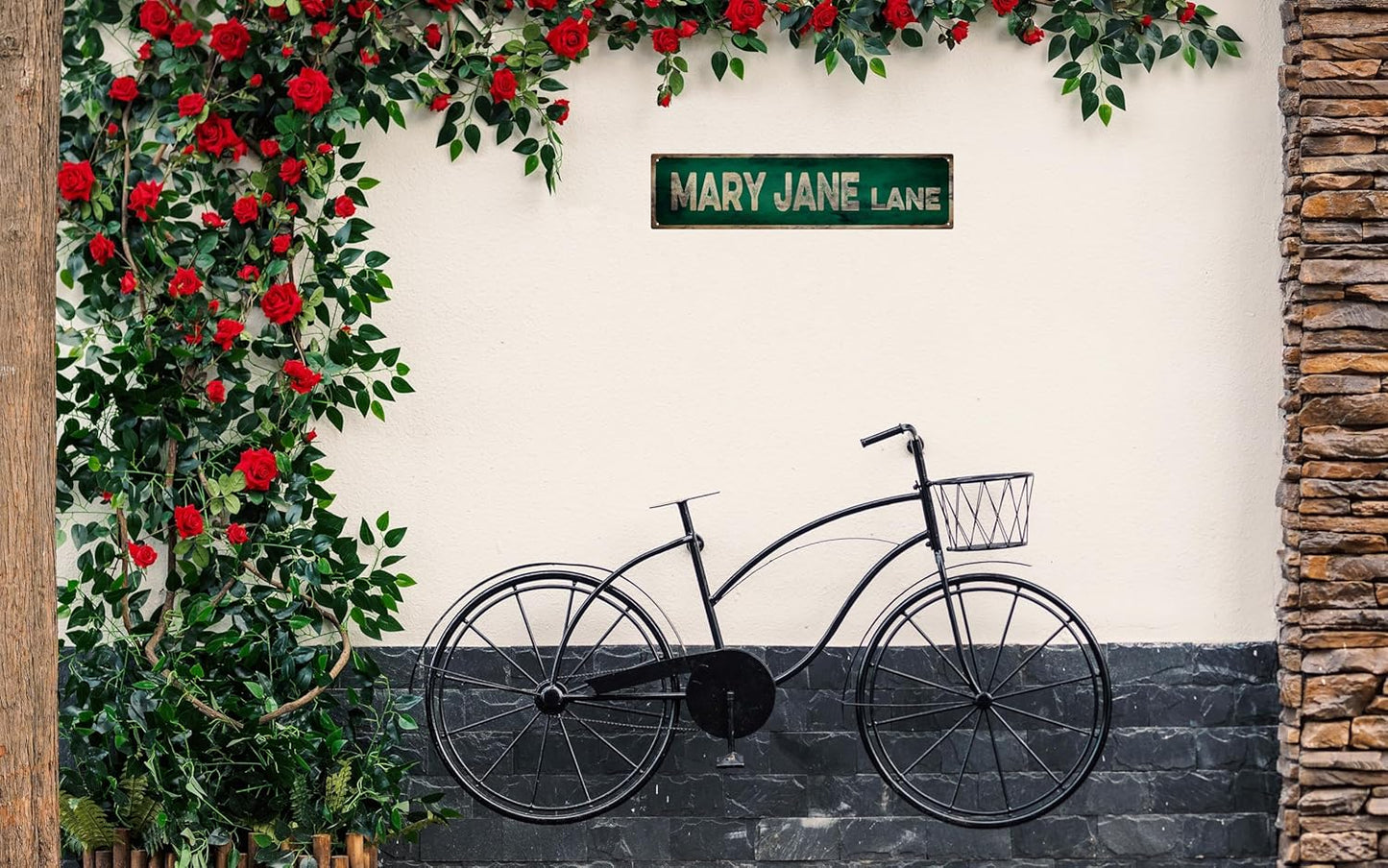 Vintage Tin Sign Retro Metal Mary Jane Lane Signs Stylish Wall Art Plaques for Home Decor Bathroom Kitchen House and Gothic Wall Decor or as a Unique Poster 16x4 in