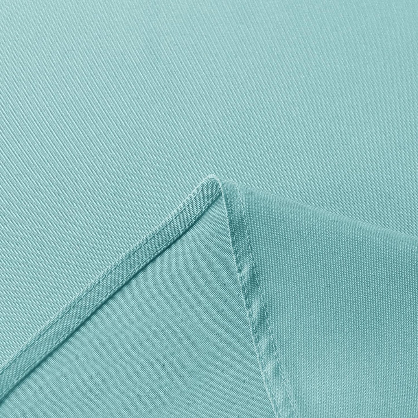 sancua Rectangle Tablecloth - 60 x 84 Inch - Stain and Wrinkle Resistant Washable Spring Table Cloth, Decorative Fabric Table Cover for Dining Tables, Buffet Parties and Camping, Turquoise