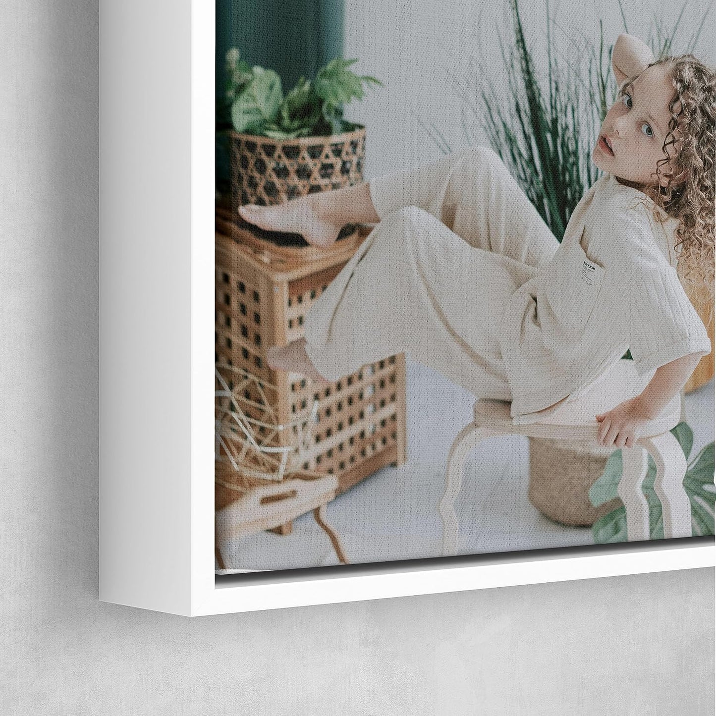 Personalized Custom Canvas Prints: Photo On Canvas (White, 11x14) Transform Your Photos into Stunning Framed Wall Art Digitally Printed Photo To Canvas Ideal for Home Decor, Gifts Keepsakes.