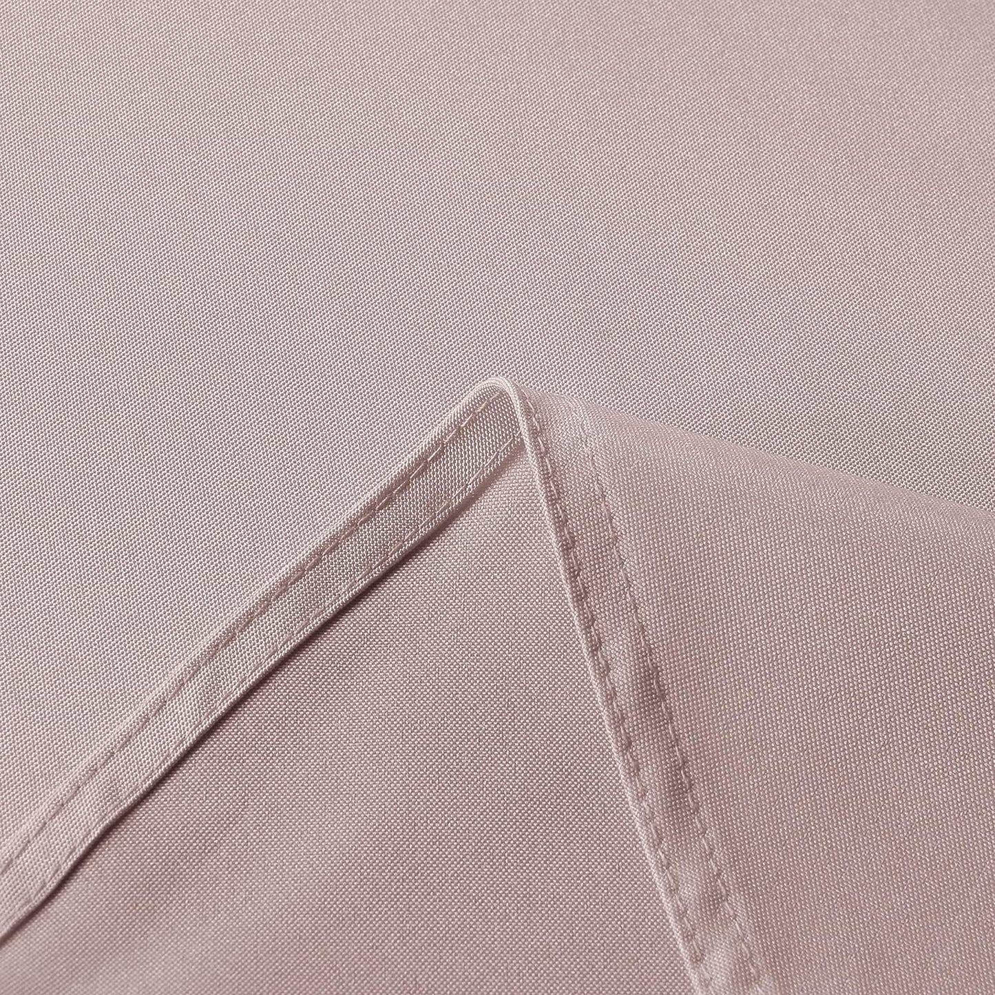 sancua Rectangle Tablecloth - 60 x 102 Inch - Stain and Wrinkle Resistant Washable Polyester Table Cloth, Decorative Fabric Table Cover for Dining Tables, Buffet Parties and Camping, Blush