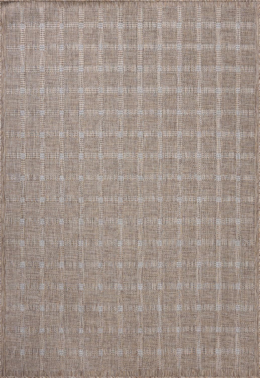 Loloi Amber Lewis Topanga Collection TOP-01 Natural/Bone 9'-2" x 12'-0" Indoor/Outdoor Area Rug