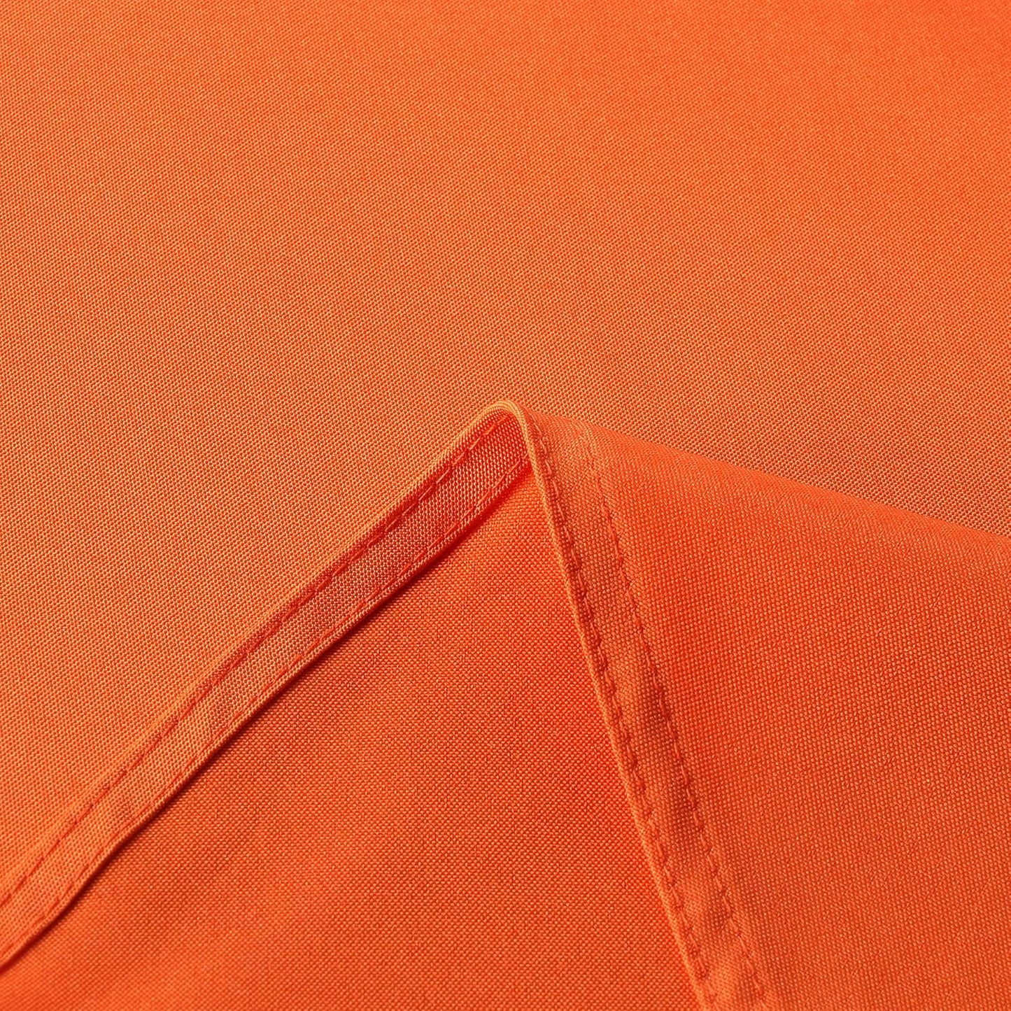 sancua Square Tablecloth - 70 x 70 Inch - Stain and Wrinkle Resistant Washable Polyester Table Cloth, Decorative Fabric Table Cover for Dining Tables, Buffet Parties and Camping, Orange