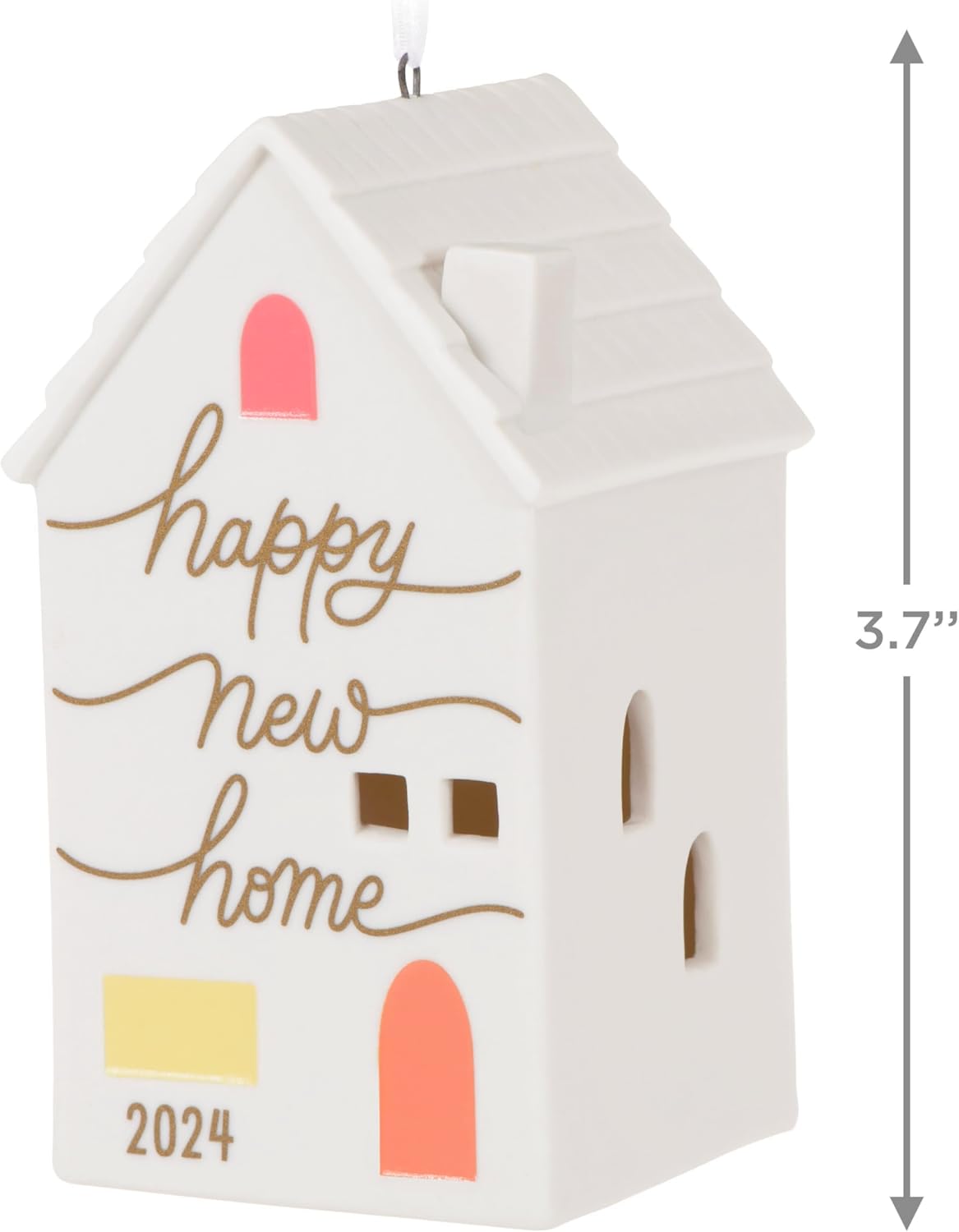 Hallmark Keepsake Christmas Ornament 2024, New Home, Porcelain, Gift for Couple