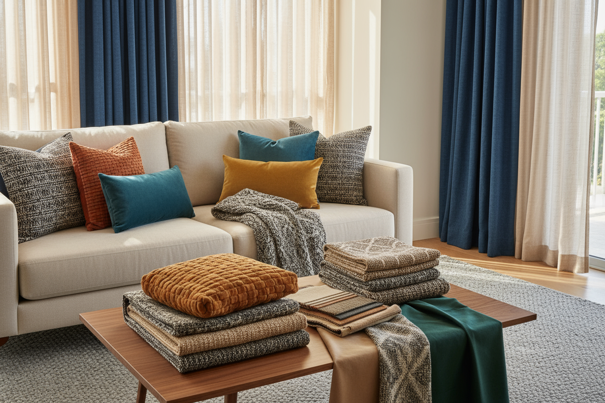 🧵 Premium Quality Fabrics – Only the finest textiles, soft, durable, and stylish for every home.

🏡 Perfect for Every Space – From curtains and cushions to upholstery and DIY projects, we have what you need.

🎨 Variety & Style – A wide range of colors, patterns, and textures to match any décor.

💡 Expert Guidance – Tips, tutorials, and advice to help you make the best choices.

🚚 Fast & Reliable Shipping – Get your fabrics delivered safely and quickly across the U.S.

🤝 Customer Satisfaction Guarantee